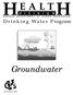EALT. Groundwater. Drinking Water Program. Revised June 1995