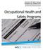 Occupational Health and Safety Programs