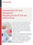 Brief. Pharmaceutical Life Cycle Management: Navigating the New IP, FDA and Antitrust Terrain