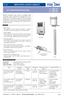 SPECIFICATION SHEET. Measurement method. Measurement range switching. cell. 1 /2 inch dia ppm. cylinder cell. 1 /4 inch dia.