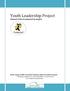Youth Leadership Project Manual of Environmental Strategies