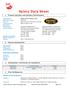 Safety Data Sheet. : Styrene Acrylic Polymer Co-Polymer