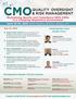 CMO. Quality Oversight & Risk Management. 4 th. Maintaining Quality and Compliance With CMOs in a Changing Regulatory Environment