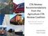 CTA Review: Recommendations from the Agriculture CTA Review Coalition