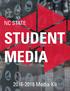 NC STATE STUDENT MEDIA Media Kit