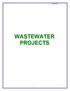 2013 WASTEWATER PROJECTS