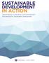 SUSTAINABLE DEVELOPMENT IN ACTION. Special report on Voluntary Commitments and Partnerships for Sustainable Development