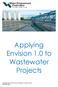 Applying Envision 1.0 to Wastewater Projects
