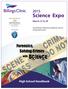 Science Expo. High School Handbook. March 27 & 28. Southeastern Montana s Regional Science & Engineering Fair. Held on the campus of.