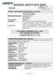 MATERIAL SAFETY DATA SHEET MSDS No.: 006 Revision No.: 2 Date: 12/01/04
