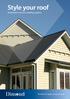 Style your roof Residential roof and cladding systems