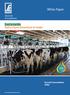 White Paper. Estd Suruchi Consultants. Sustainable. Dairy Farm Structure in India. India.