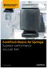 ContiTech Sleeve Air Springs: Superior performance you can feel.