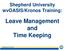 Leave Management and Time Keeping