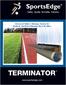 Advanced Surface Drainage System for Synthetic Turf Field & Running Track Facilities TERMINATOR