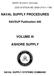 NAVAL SUPPLY PROCEDURES VOLUME III ASHORE SUPPLY