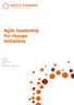 Agile leadership for change initiatives