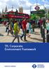 TfL Corporate Environment Framework