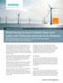 Wind energy is more reliable than ever with a new Ethernet network from Siemens