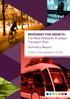 MOVEMENT FOR GROWTH: The West Midlands Strategic Transport Plan Summary Report Public Consultation Draft