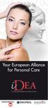 Your European Alliance for Personal Care