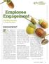 Employee engagement is at