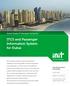 ITCS and Passenger Information System for Dubai