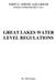 GREAT LAKES WATER LEVEL REGULATIONS