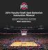 2014 Faculty/Staff Seat Selection Instruction Manual. schottenstein center