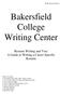 Bakersfield College Writing Center