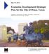 May 16, 2014 Economic Development Strategic Plan for the City of Waco, Texas