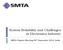 System Reliability and Challenges in Electronics Industry. SMTA Chapter Meeting 25 th September 2013, India