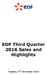 EDF Third Quarter 2016 Sales and Highlights