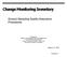 Change Monitoring Inventory
