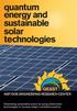 quantum energy and sustainable solar technologies