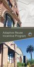 Adaptive Reuse Incentive Program