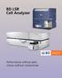 BD LSR Cell Analyzer. Performance without peer, choice without compromise
