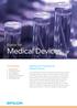 Medical Devices. Epicor for. Functionality. Meeting the Challenges for Medical Devices