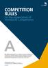 COMPETITION RULES. For the organization of WorldSkills Competitions