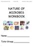 NATURE OF MICROBES WORKBOOK