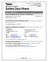 NO CLEAN FLUX PASTE 8341 Safety Data Sheet