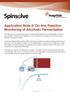 Application Note 6: On-line Reaction Monitoring of Alcoholic Fermentation