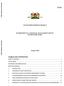 REPUBLIC OF KENYA YOUTH EMPOWERMENT PROJECT ENVIRONMENTAL AND SOCIAL MANAGEMENT POLICY FRAMEWORK (ESMF) January 2010
