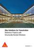 Sika Solutions for Fenestration Reference Projects with Structurally Bonded Windows