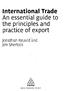 International Trade An essential guide to the principles and practice of export