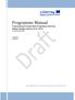 Programme Manual Transnational Cooperation Programme Interreg Balkan Mediterranean