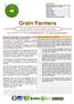 Grain Farmers. Economic bulletin on cereals markets in West Africa