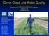 Cover Crops and Water Quality
