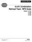 A.A.R. Combination Railroad Track / MTS Scale