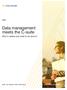 Data management meets the C-suite